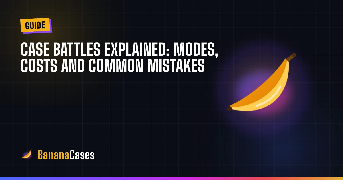 Case Battles Explained: Modes, Costs and Common Mistakes