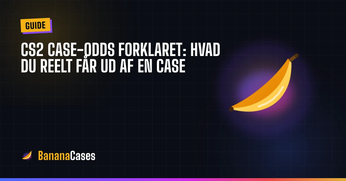 CS2 case-odds forklaret: hvad du reelt får ud af en case