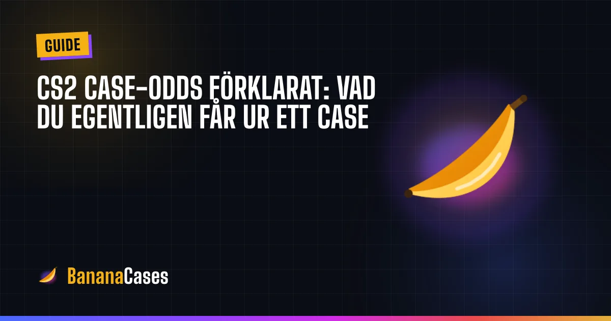 CS2 case-odds förklarat: vad du egentligen får ur ett case