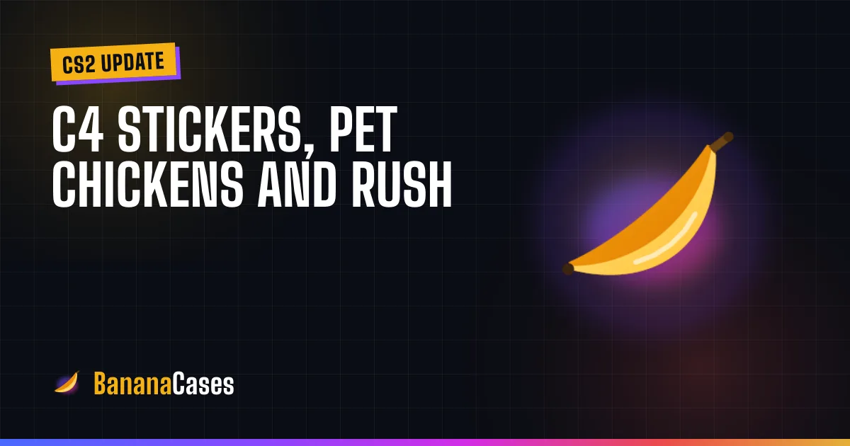 BananaCases cover for the CS2 Rush Hour update