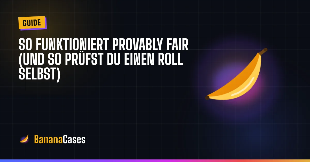 So funktioniert Provably Fair (und so prüfst du einen Roll selbst)